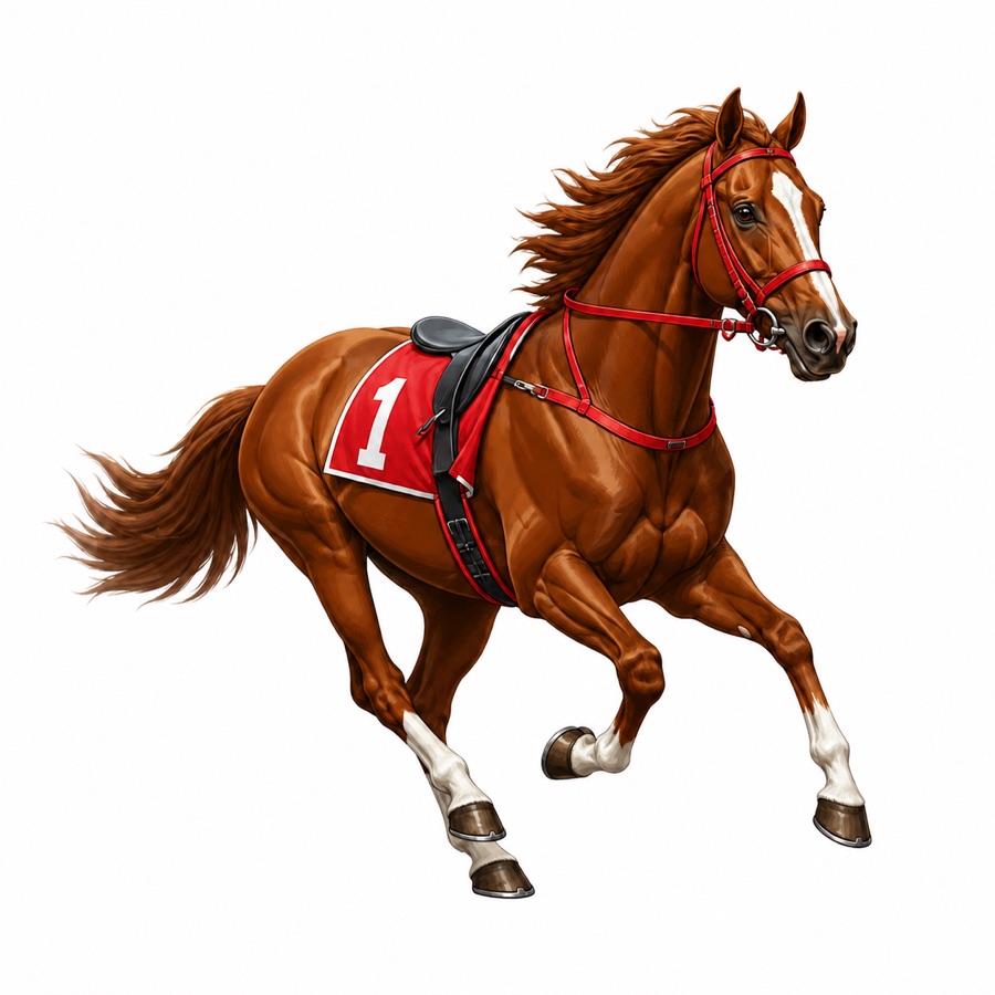 Rayo del Norte, uno de los caballos participantes